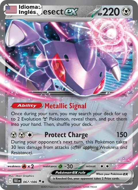 Genesect ex (067) — Black Bolt
