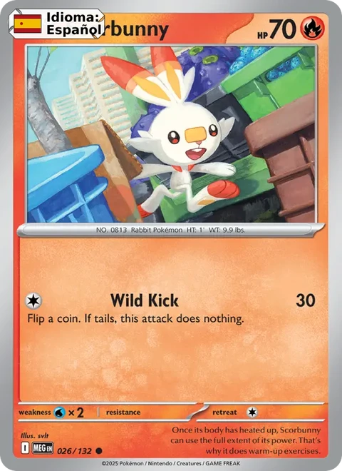 Scorbunny (026) — Mega Evolution