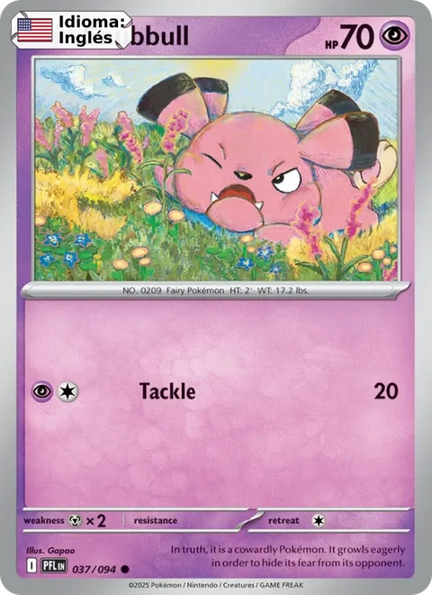 Snubbull (037) — Phantasmal Flames