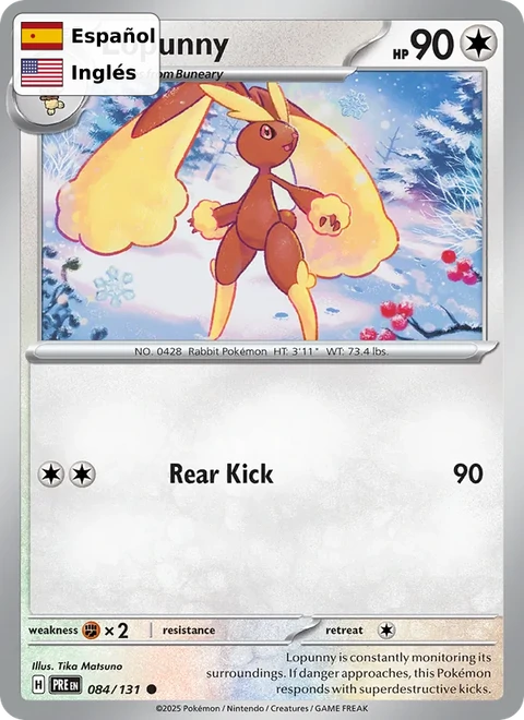 Lopunny (084) — Prismatic Evolutions