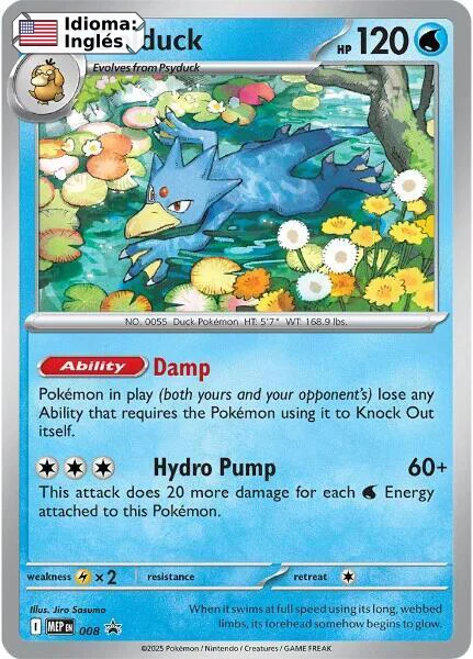 Golduck (008) — MEP Black Star Promos