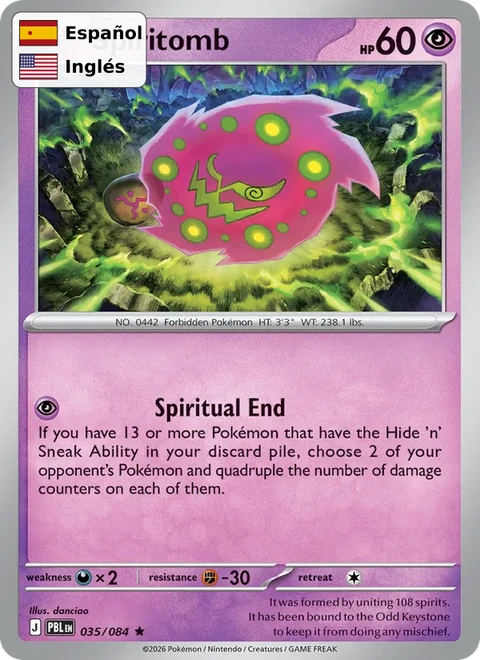 Spiritomb (035) — Pitch Black