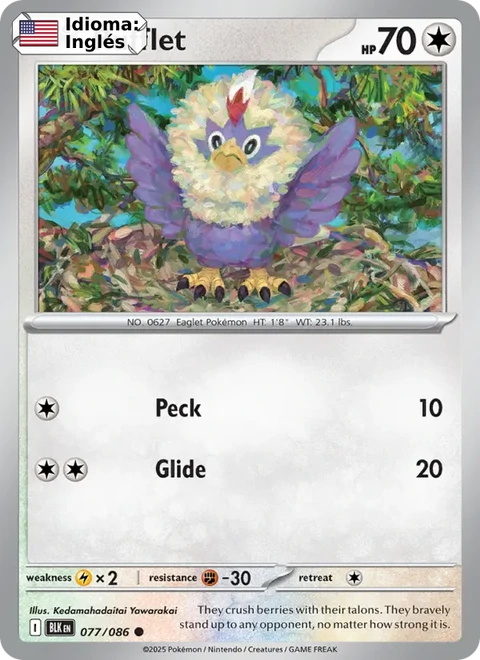 Rufflet (077) — Black Bolt