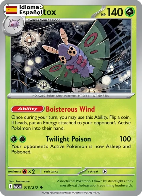 Dustox (015) — Ascended Heroes