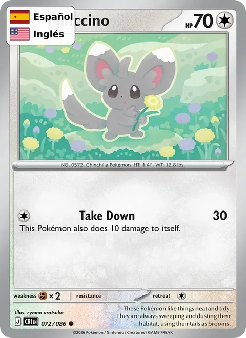 Minccino (072) — Chaos Rising