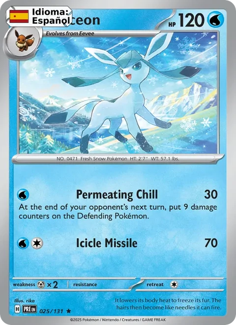 Glaceon (025) — Prismatic Evolutions