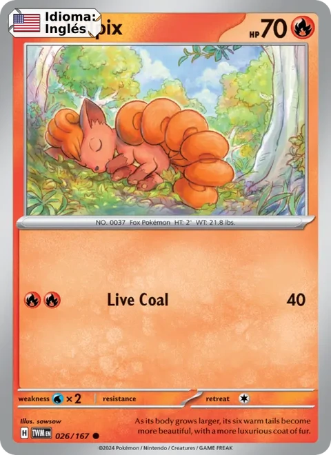 Vulpix (026) — Twilight Masquerade
