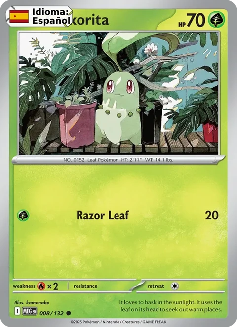 Chikorita (008) — Mega Evolution