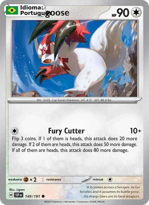 Zangoose (149) — Surging Sparks