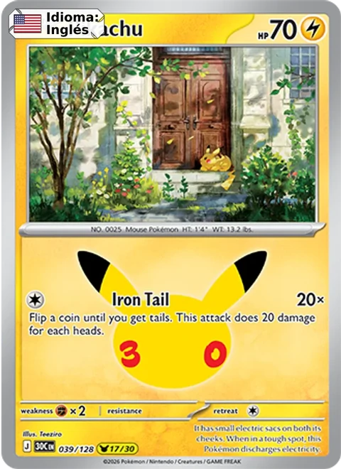 Pikachu (039) — 30th Celebration