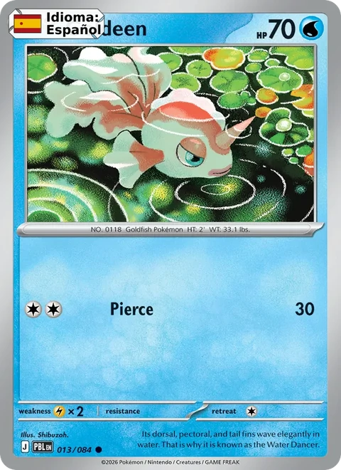Goldeen (013) — Pitch Black