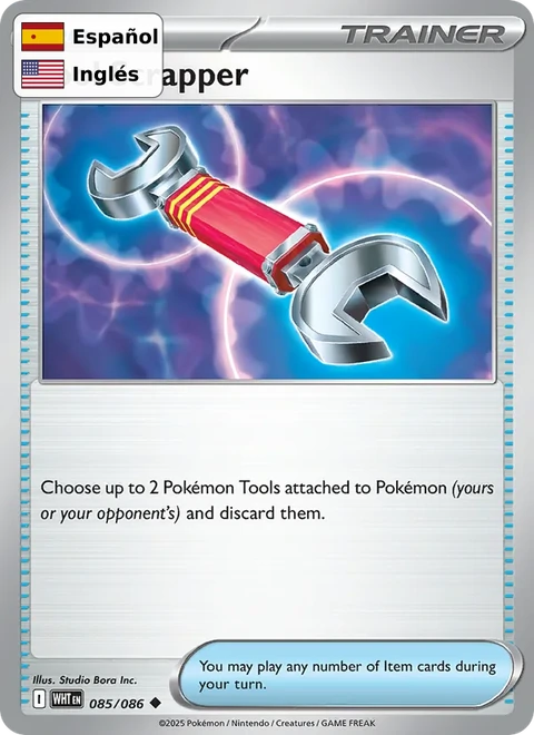 Tool Scrapper (085) — White Flare