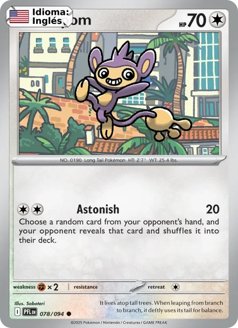 Aipom (078) — Phantasmal Flames