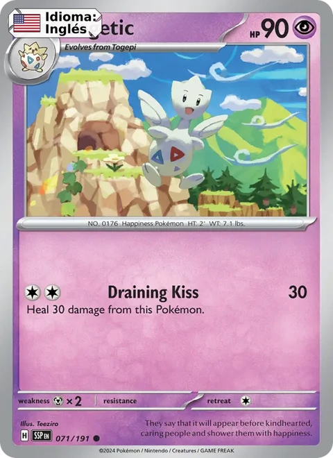 Togetic (071) — Surging Sparks