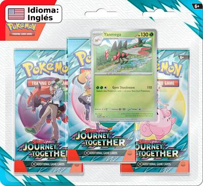 Journey Together 3 Pack Blister [Yanmega] — Journey Together