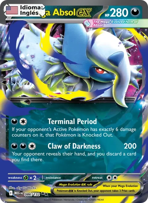 Mega Absol ex (086) — Mega Evolution