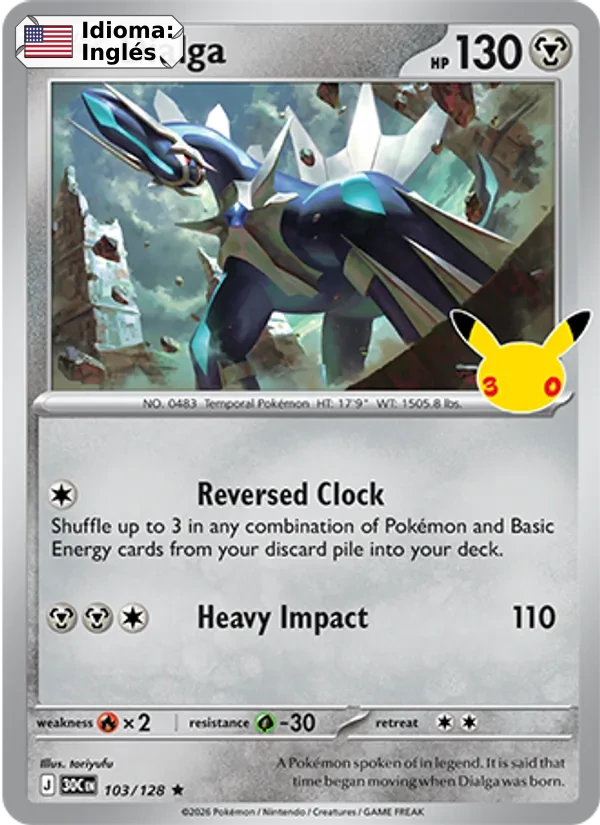 Dialga (103) — 30th Celebration