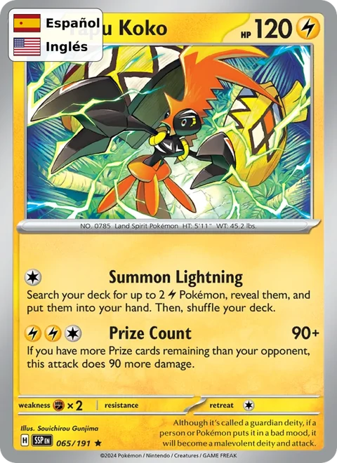 Tapu Koko (065) — Surging Sparks