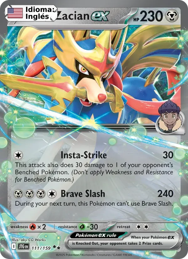 Hop's Zacian ex (111) — Journey Together