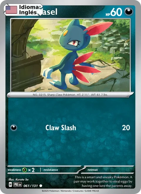 Sneasel (061) — Prismatic Evolutions