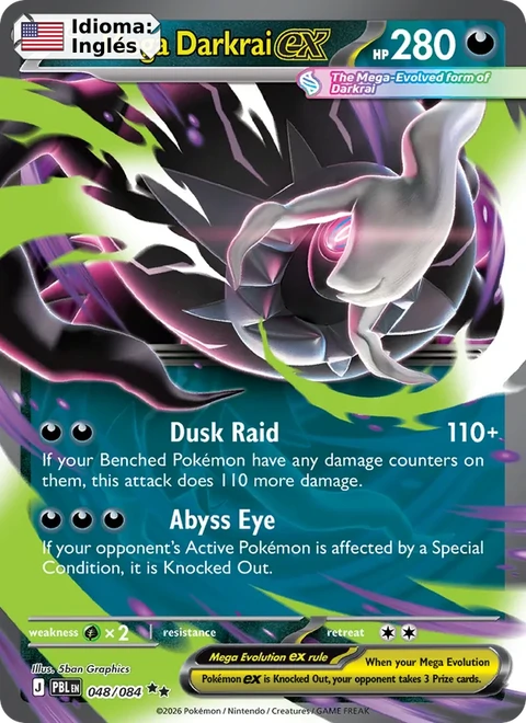 Mega Darkrai ex (048) — Pitch Black