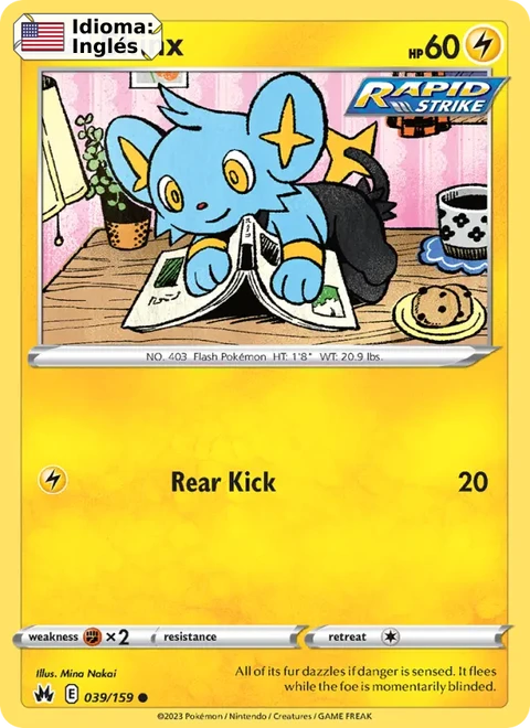 Shinx (039) — Crown Zenith