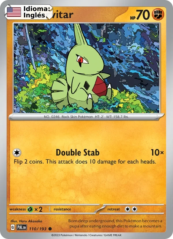 Larvitar (110) — Paldea Evolved