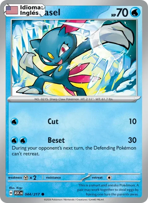 Sneasel (044) — Ascended Heroes