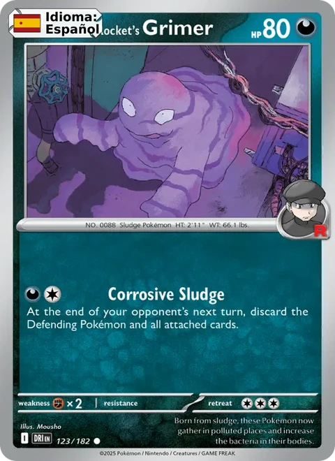 Team Rocket's Grimer (123) — Destined Rivals