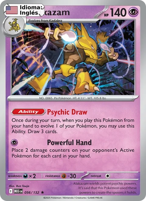 Alakazam (056) — Mega Evolution