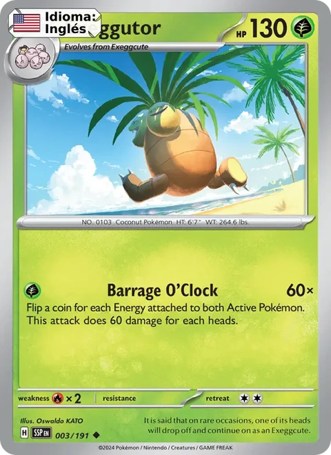 Exeggutor (003) — Surging Sparks