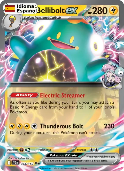 Iono's Bellibolt ex (053) — Journey Together
