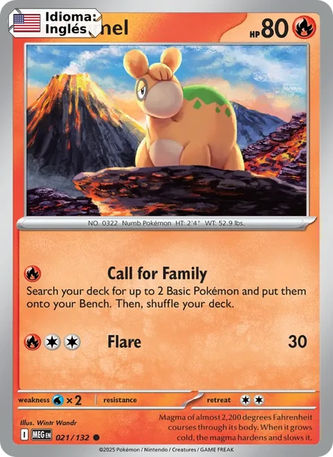 Numel (021) — Mega Evolution