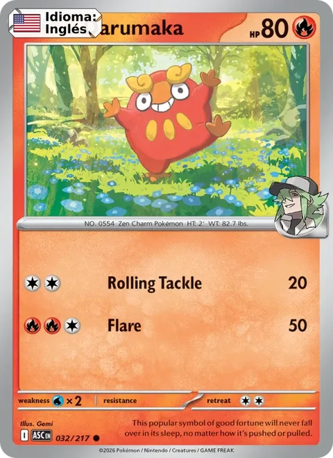 N's Darumaka (032) — Ascended Heroes