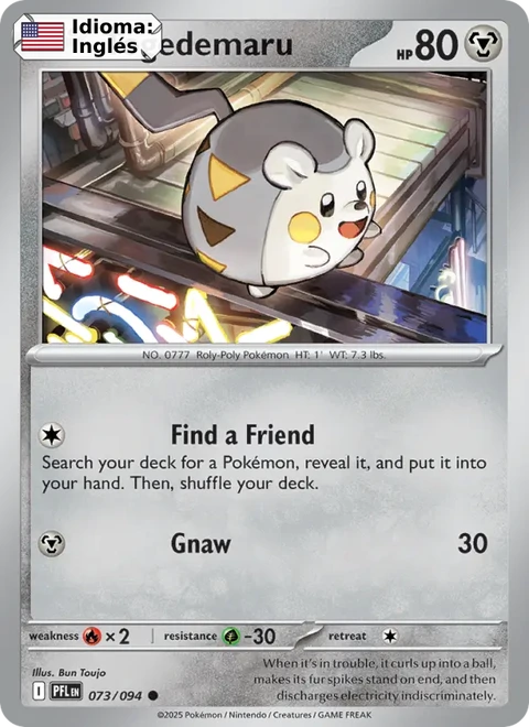 Togedemaru (073) — Phantasmal Flames