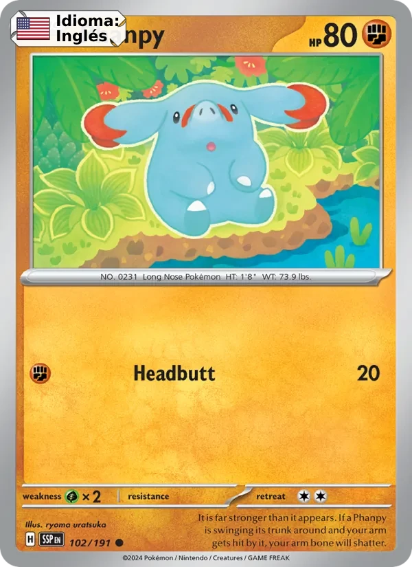Phanpy (102) — Surging Sparks