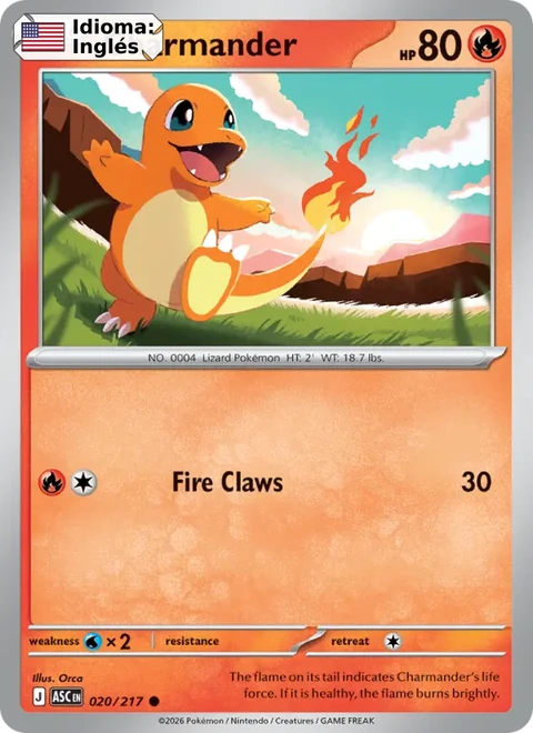 Charmander (020) — Ascended Heroes