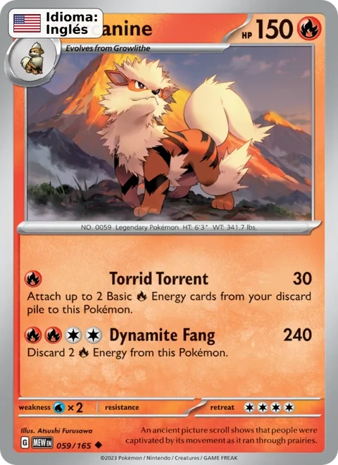 Arcanine (059) — 151