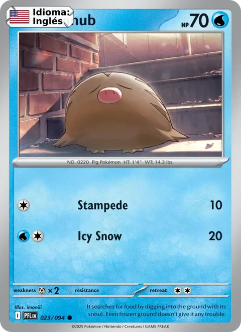 Swinub (023) — Phantasmal Flames