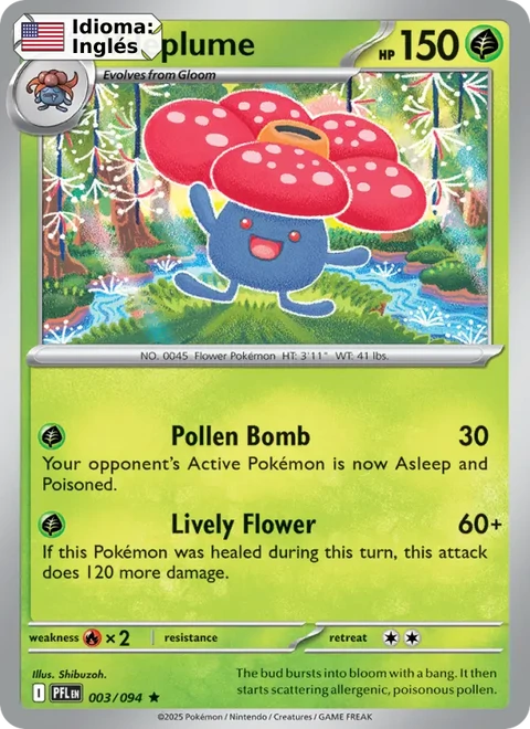 Vileplume (003) — Phantasmal Flames