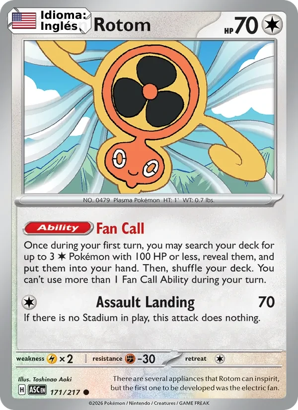 Fan Rotom (171) — Ascended Heroes