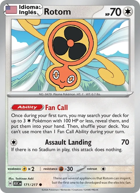 Fan Rotom (171) — Ascended Heroes