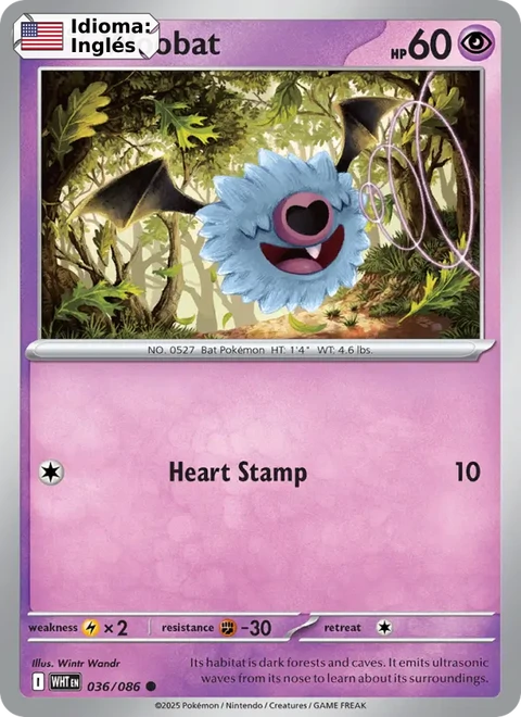 Woobat (036) — White Flare