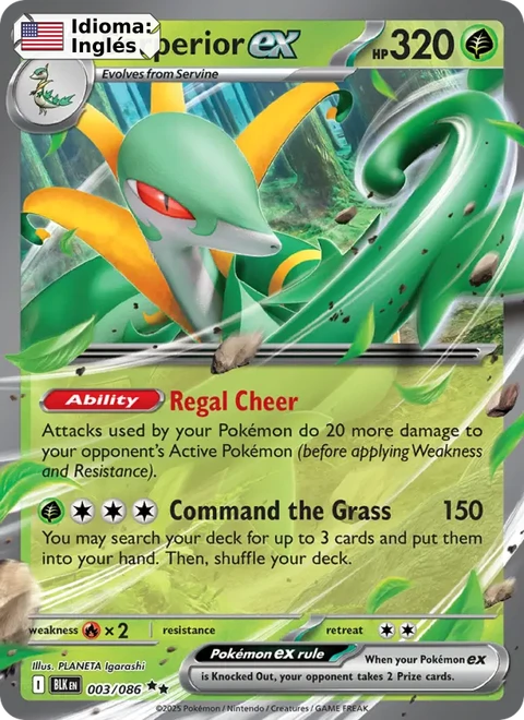 Serperior ex (003) — Black Bolt