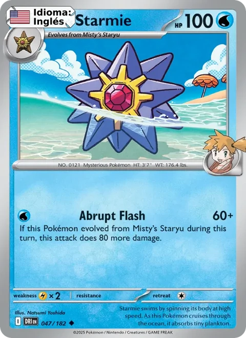 Misty's Starmie (047) — Destined Rivals