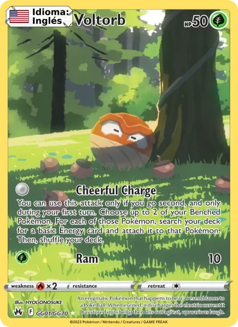 Hisuian Voltorb (GG01) — Crown Zenith