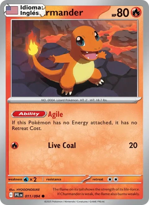 Charmander (011) — Phantasmal Flames