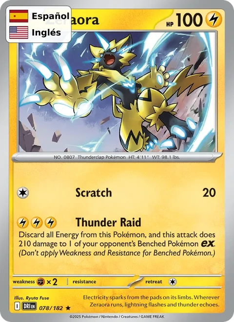 Zeraora (078) — Destined Rivals
