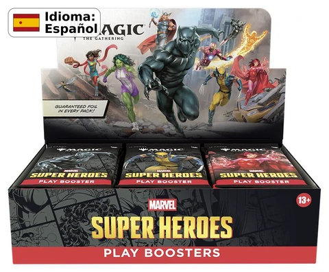 Marvel Super Heroes - Play Booster Display — Marvel Super Heroes
