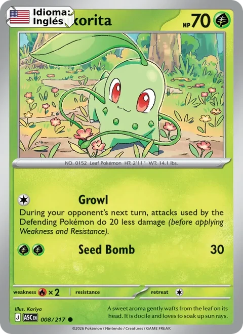 Chikorita (008) — Ascended Heroes